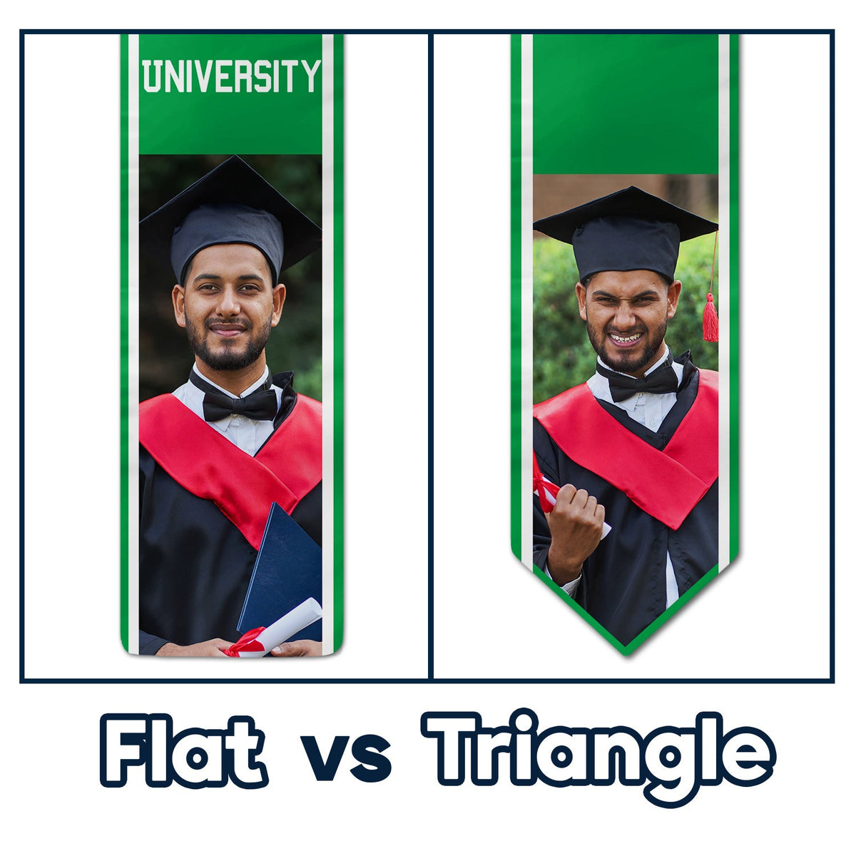 Custom Photo Graduation Class Of - Graduation Gift, Gift For Friends - Personalized Stoles