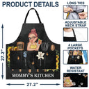 Christmas,Happy,Gift For Grandma,Gift For Mother - Grandma's Flower Kitchen - Personalized Apron