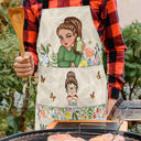 Grandma's Kitchen With Grandkids - Personalized Apron