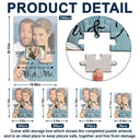 Gift For Couples, Gift For Husband, Gift For Wife - Custom Photo Our First Anniversary As Mr. & Mrs. - Personalized Jigsaw Puzzle