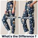 Christmas,Pet Lovers,Cat Lovers,Dog Lovers,Custom Photo,Happy - Custom Photo I Love My Fur Babies - Personalized Pajama Pants