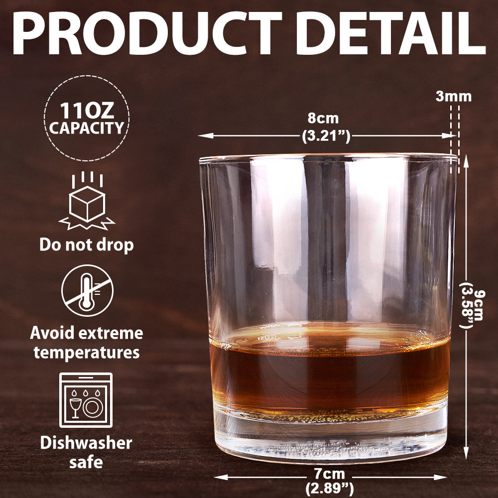 New Dad,New Mom,New baby,Gift For Father,Funny - Our First Father's Day Together - Personalised Engraved Whisky Glass