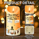 Memorial,Pet Lovers,Dog Lovers,Cat Lovers,Sad - Memorial Your Light Will Always Shine In My Heart - Personalized Flameless LED Candle