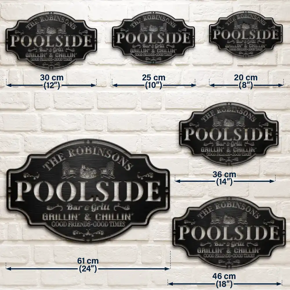 Gift For Yourself,Gift For Women,Gift For Men,Family,Grilling,Patio,Happy,Non-Eng,Vector - Pub Shed Good Friends Good Times - Personalised Cutout Metal Sign