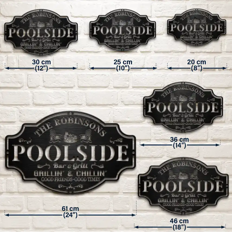 Gift For Yourself,Gift For Women,Gift For Men,Family,Grilling,Patio,Happy,Non-Eng,Vector - Pub Shed Good Friends Good Times - Personalised Cutout Metal Sign
