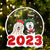 2023 Cartoon Dogs - Christmas Gift For Dog Lovers - Personalized Custom Shaped Acrylic Ornament