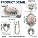 Graduation,Gift For Yourself,Memorial - Custom Photo Graduation Walking Beside You Memorial - Personalized Graduation Tassel Charm
