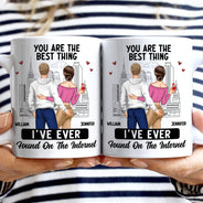 Couple, vous êtes la meilleure chose que j'ai trouvée en ligne - Cadeau pour couple - Mug personnalisé