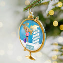 The Year We Visited Around The Globe - Personalized Custom Shaped Acrylic Ornament