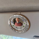 Gift For Yourself,Gift For Women,Gift For Men,Memorial,Sad,French,Non-Eng,Photo,Sympathetic - Photo Personnalisable Mon Esprit Te Parle Encore - Clip De Pare-Soleil De Voiture À Forme Spéciale Personnalisé