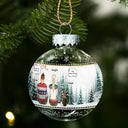 Dog Lovers, Cat Lovers, Pet Lovers, Sad, Memorial - Message I Miss You - Personalized Ball Ornament