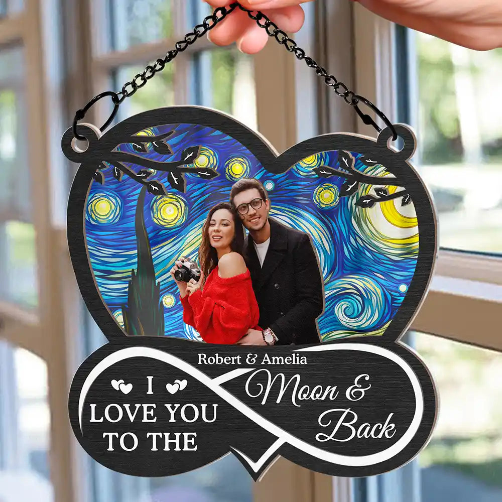 Gift For Couples, Gift For Husband, Gift For Boyfriend - Custom Photo You & Me We Got This Till Our Last Breath Couple - Personalized Window Hanging Suncatcher Ornament