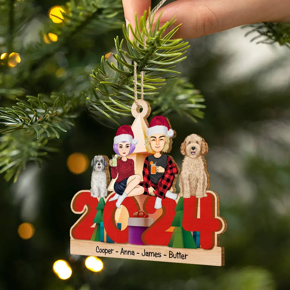 Décoration de Noël 2024 pour toute la famille : décoration en bois personnalisée