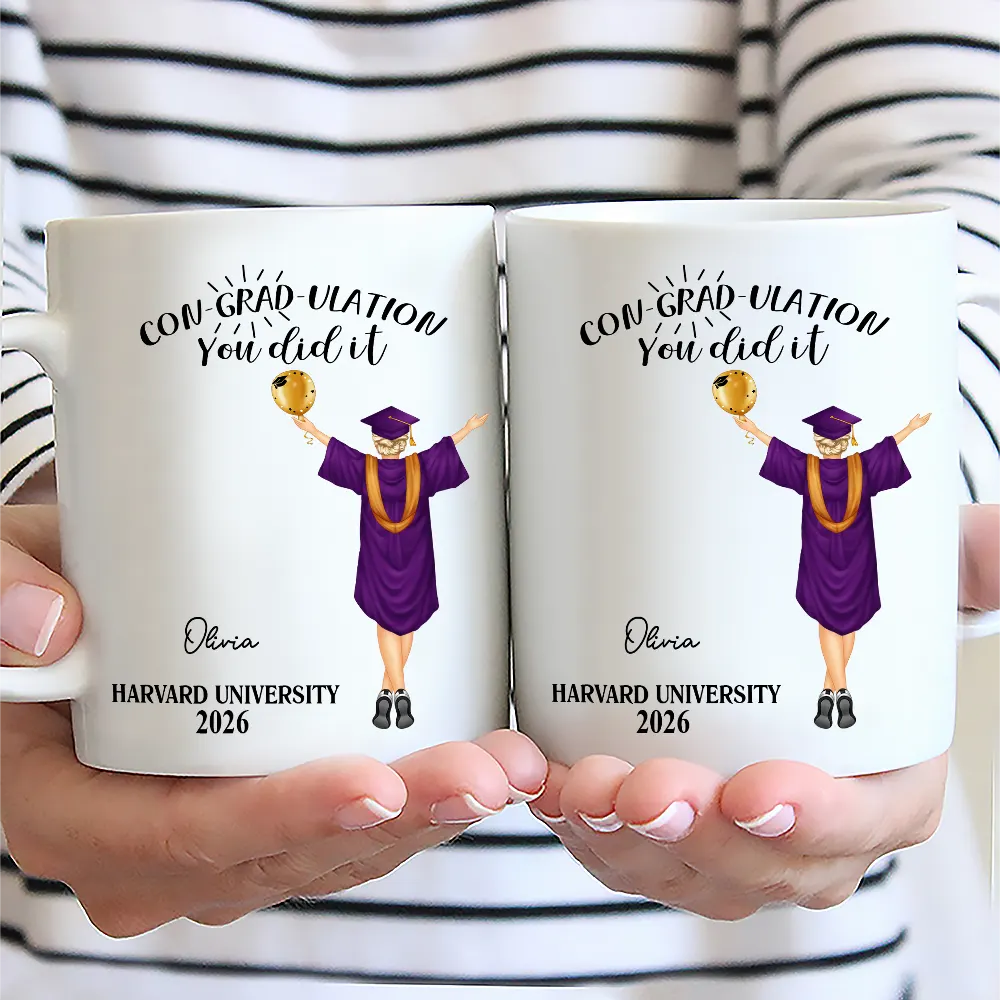 You Did It - Personalized Mug