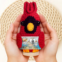 Family, Memorial, Sad - Custom Photo I Miss You - Personalized Doll Crochet With Custom Card