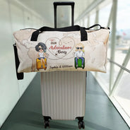 Our Adventure Bag Travel Couples - Personalized Duffle Bag