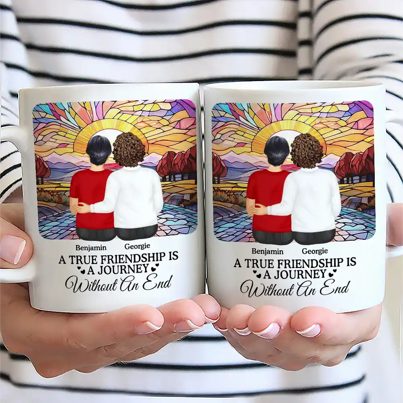 Old Best friends,Gift For Bestie,Love - It Takes A Long Time To Grow An Old Friend - Personalized Mug