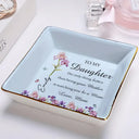 Gift For Daughter,Mom - Daughters (Adult),Gift For Grandkids,Happy,Gift For Women,New Mom,Icon - Faux Pressed Birth Flower The Only Thing Better Than Being Your Mother - Personalized Ring Dish