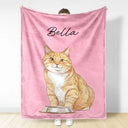 Custom Photo,Art Design,Pet Lovers,Top Market,Playful,Photo - Colored Pencil  - Custom Photo Colored Pencil Sketch Dog Cat Pet Portrait - Personalized Fleece Blanket, Sherpa Blanket