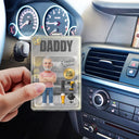 Gift For Husband,Gift For Yourself,Gift For Men,Gift For Father,Gift For Grandpa,Non-Eng,Photo - Toybox Figure,Humorous - Custom Photo Toybox Figure Dad Grandpa Limited Edition - Personalized Custom Shaped Acrylic Car Visor Clip