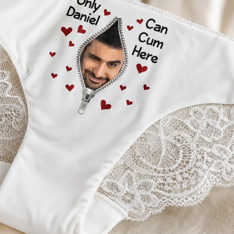 Wedding Anniversary,Gift For Wife,Humorous,Custom Photo,Gift For Couples,Upload Full Photo - Custom Photo Only You Can Insert Here Anniversary Funny - Personalized Panty