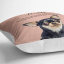Custom Photo,Art Design,Pet Lovers,Memorial,Healing,Photo - Watercolor - Remove BG - Custom Photo Realistic Watercolor Art Memorial Dog Cat If Love Alone Could Have Kept You Here - Personalized Pillow