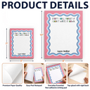 Humorous,Gift For Yourself,Gift For Women,Custom Text - Funny To-do List - Personalized Notepad
