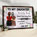 Watching You Being A Mom Mother To Daughter - Personalized Poster