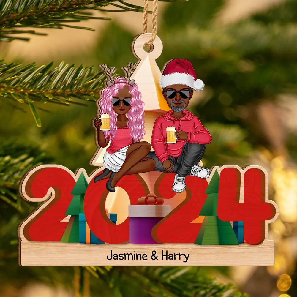 Décoration de Noël 2024 pour toute la famille : décoration en bois personnalisée