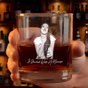 Gift For Couples,Gift For Husband,Gift For Wife,Gift For Boyfriend,Gift For Girlfriend,Love - Custom Photo Wife Girlfriend Sexy Photo - Personalized Whiskey Glass