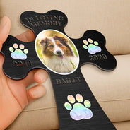 Memorial,Sad,Pet Lovers - Custom Photo In Loving Memory Pet - Personalized Metal Garden Stake