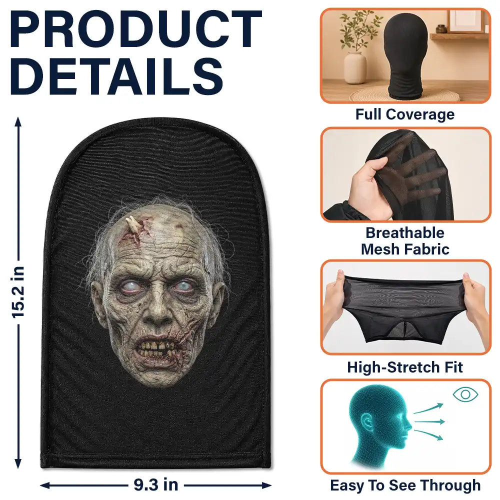 Top Market,Playful,Halloween,Custom Photo,Family,Cut-Face Photo,Icon - Custom Photo 3D Realistic Halloween Party Cosplay Headgear Horor Costume Headwear - Personalized Balaclava Mask