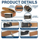 Gift For Couples, Funny, Love - I Promise I'll Always By Your Side - Personalized Leather Belt With Engraved Buckle