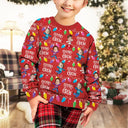 Gift For Sibling,Gift For Sisters,Gift For Brothers,Family,Christmas,Happy,Cousin - Custom Photo Funny Face Cousin Crew - Personalized Unisex Ugly Sweater