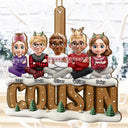 Happy, Gift For Bestie, Gifts For Colleagues, Gift For Sisters, Gift For Sibling, Gift For Brothers, Cousin, Christmas - Besties Sisters Colleagues Christmas Tree - Personalized Custom Shaped Wooden Ornament