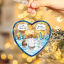 Sad,Memorial,Dog Lovers,Pet Lovers,Dog Mom,Cat Lovers,Christmas - I Miss You Memorial Dog Cat - Personalized Holographic Acrylic Ornament
