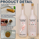 New Dad,New Mom,New baby,Gift For Father,Gift For Mother,Happy,Non-Eng,Calendar - Calendar The Day You Became My Dad Mom Holding Hands - Personalized Bottle Light