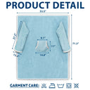 Pet Lovers,Happy,Custom Photo - Custom Photo Funny Dog Cat Pet Human Face - Personalized Wearable Blanket With Sleeves