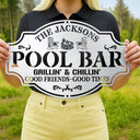Gift For Yourself,Gift For Women,Gift For Men,Family,Grilling,Patio,Happy,Non-Eng,Vector - Pub Shed Good Friends Good Times - Personalised Cutout Metal Sign