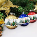 Dog Lovers, Cat Lovers, Pet Lovers, Sad, Memorial - Message I Miss You - Personalized Ball Ornament