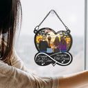 Old Best friends, Gift For Bestie, Love - It Takes A Long Time To Grow An Old Friend - Personalized Window Hanging Suncatcher Ornament