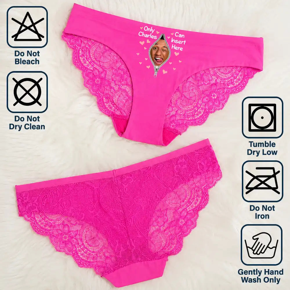 Wedding Anniversary,Gift For Wife,Humorous,Custom Photo,Gift For Couples,Upload Full Photo - Custom Photo Only You Can Insert Here Anniversary Funny - Personalized Panty