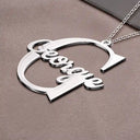 Gift For Yourself - Initials Sign Name - Personalized Letter Necklace