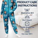 Gift For Husband,Gift For Wife,Gift For Couples,Custom Photo,Funny - Custom Photo Funny I Love My Wife Husband - Personalized Overall Onesie Hooded Jumpsuit