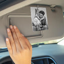 Custom Photo,Gift For Father,Dad - Children,Happy,Non-Eng,Photo,Adorable - Custom Photo Drive Safe We Love You - Personalised Custom Shaped Acrylic Car Visor Clip