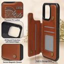 Gift For Yourself,Gift For Women,Gift For Mother,Gift For Grandma,Love - Grandma's Mom's Sea Turtle - Personalized Leather Flip Wallet Phone Case