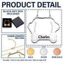 Dog Lovers,Cat Lovers,Pet Lovers,Love - Dog Cat Face Line Art With Name - Personalized Letter Necklace