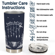 Gift For Father,Gift For Grandpa,Fishing,Non-Eng,Icon,Proud - Reel Cool Dad Grandpa - Personalized Tumbler