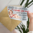 Gift For Couples,Gift For Wife,Gift For Husband,Gift For Boyfriend,Gift For Girlfriend,Funny - Custom Photo I F*cking Love You Either Way Works Funny Couple - Personalized Aluminum Wallet Card