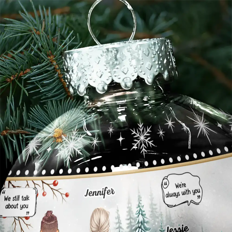 Dog Lovers, Cat Lovers, Pet Lovers, Sad, Memorial - Message I Miss You - Personalized Ball Ornament